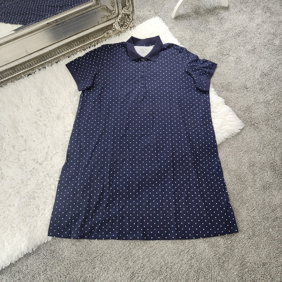 Easy Essentials Dresses & Skirts - Navy Polka Dot Dress
